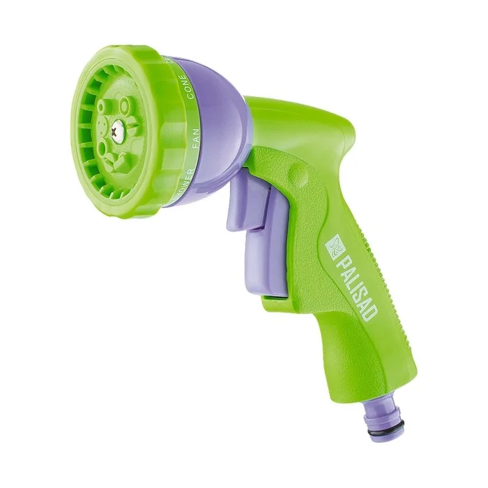 Palisad Пистолет-распылитель, 9 режимов полива, металлический корпус 65263
