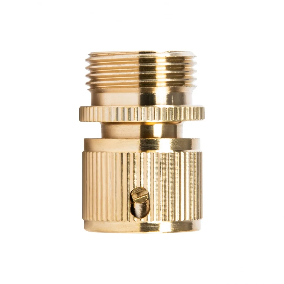 Palisad Соединитель латунный, быстросъемный, внешняя резьба 3/4, посадочный D 3/4 66275