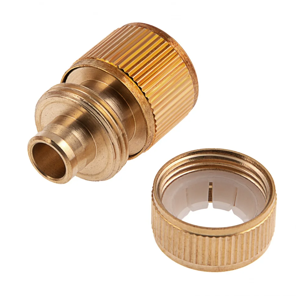 Palisad Соединитель латунный, быстросъемный для шланга 1/2 66264