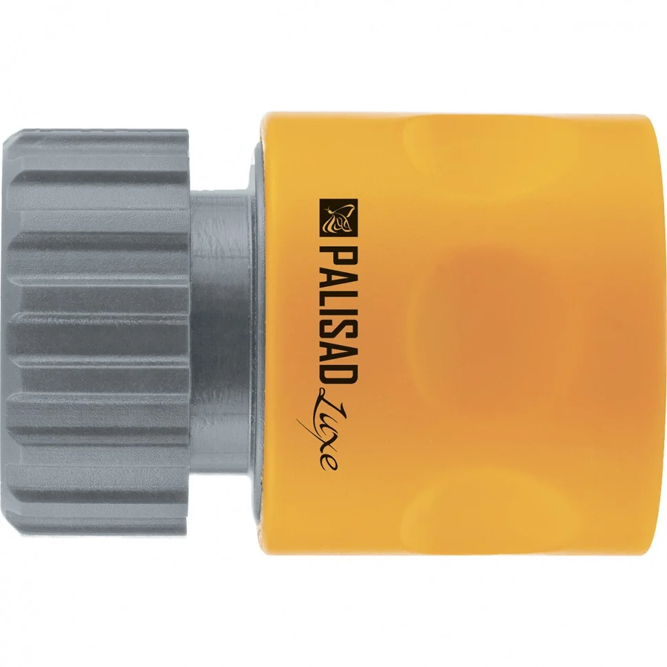 Palisad Соединитель пластмассовый, быстросъемный, внутренняя резьба 3/4, аквастоп, однокомпонентный Luxe 66262