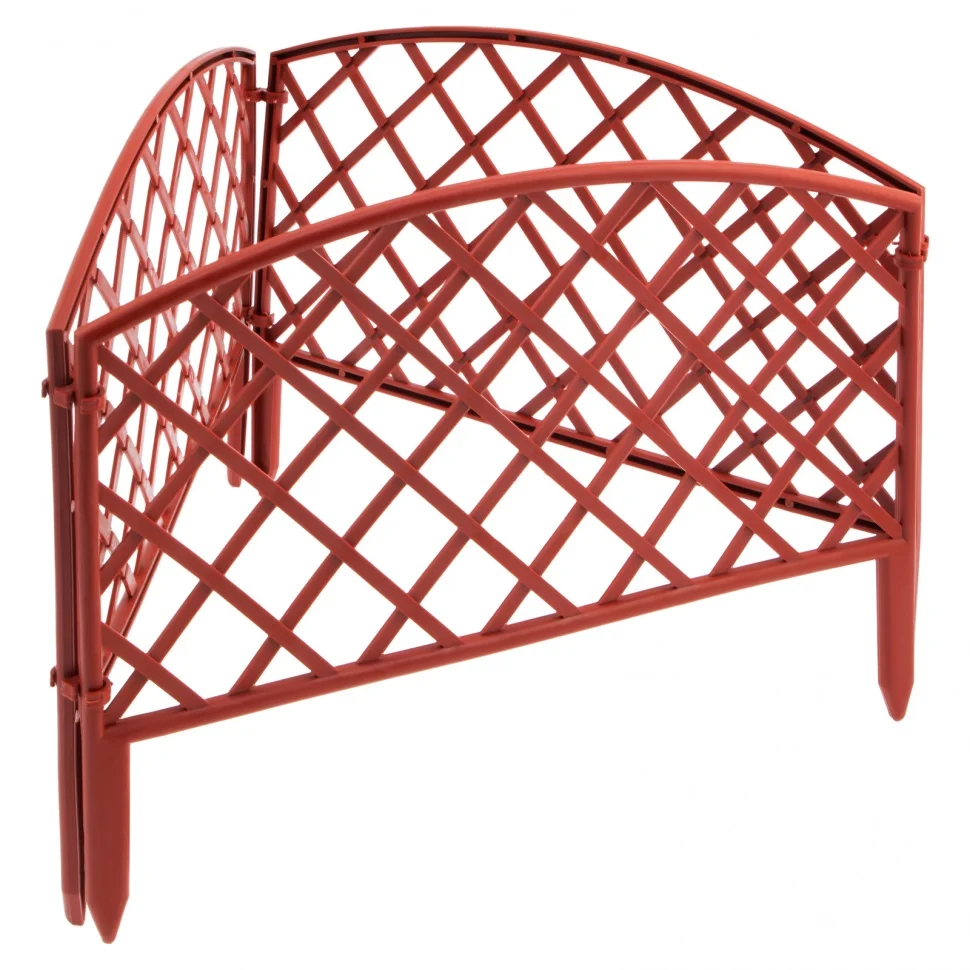 Palisad Забор декоративный Сетка, 24 х 320 см, терракот, Россия, 65026