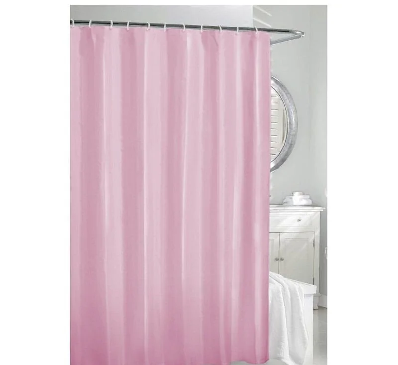 Mallony Штора для ванной 180х180 см розовая. 005806-SK