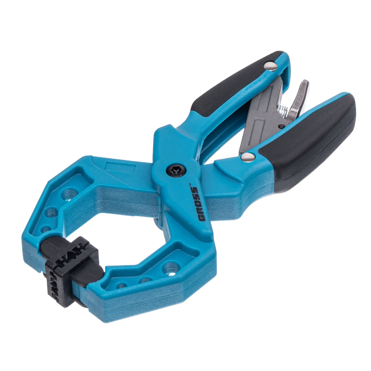 Gross Струбцина клещеобразная 1-1/2, пластиковый корпус, храповой механизм жесткой фиксации, 38 мм 20801