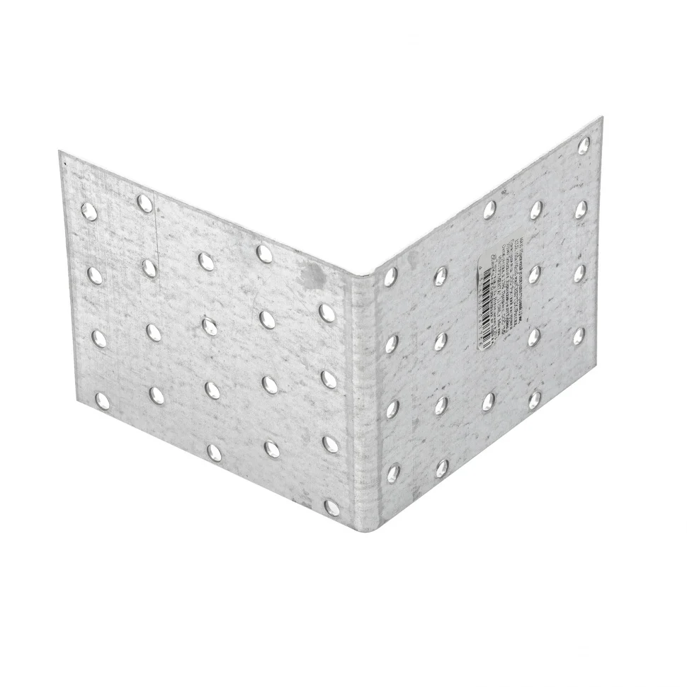 Сибртех Крепежный уголок равносторонний 2 мм, KUR 100 х 100 х 80 мм Россия 46430