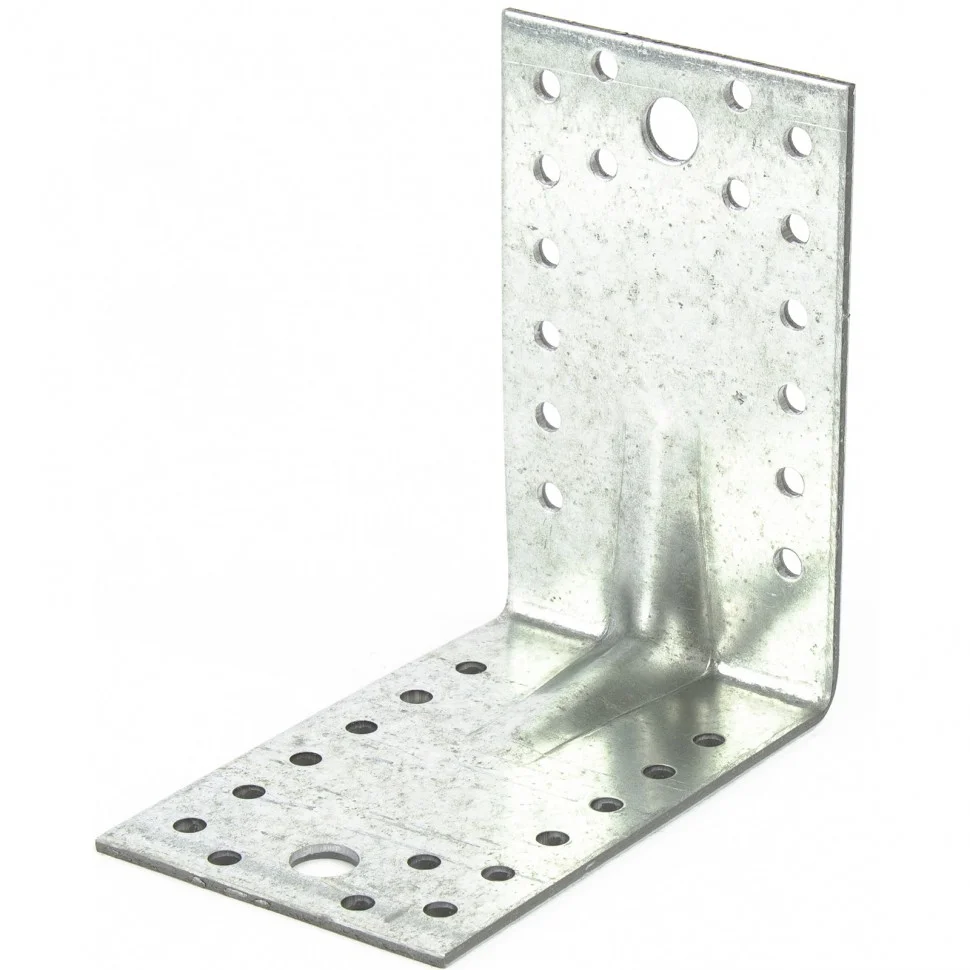 Сибртех Крепежный уголок усиленный 2.5 мм, KUU 105 x 105 x 65 мм Россия 464143