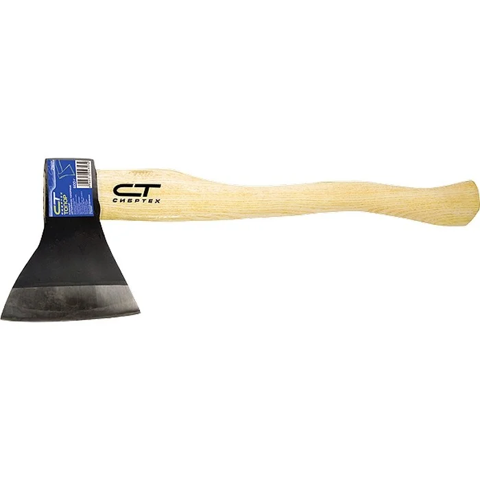 Сибртех Топор ТП11-10, 1000 г, в сборе, кованый, деревянное топорище 21621