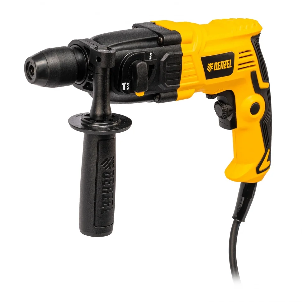 Denzel Перфоратор электрический RH-400-12, SDS-plus, 400 Вт, 1.2 Дж, 2 режима 26601