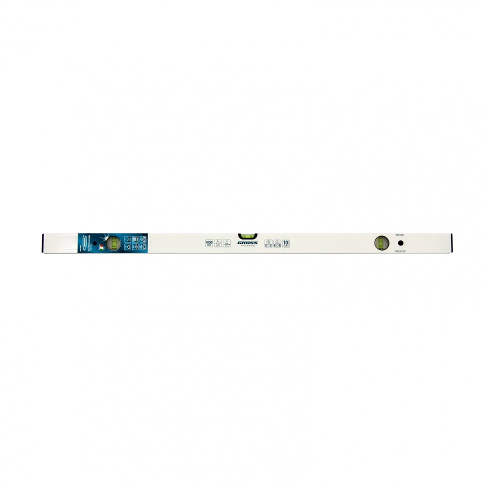 Gross Уровень алюминиевый, 1000 мм, фрезерованный, 3 глазка, магнитный 33673