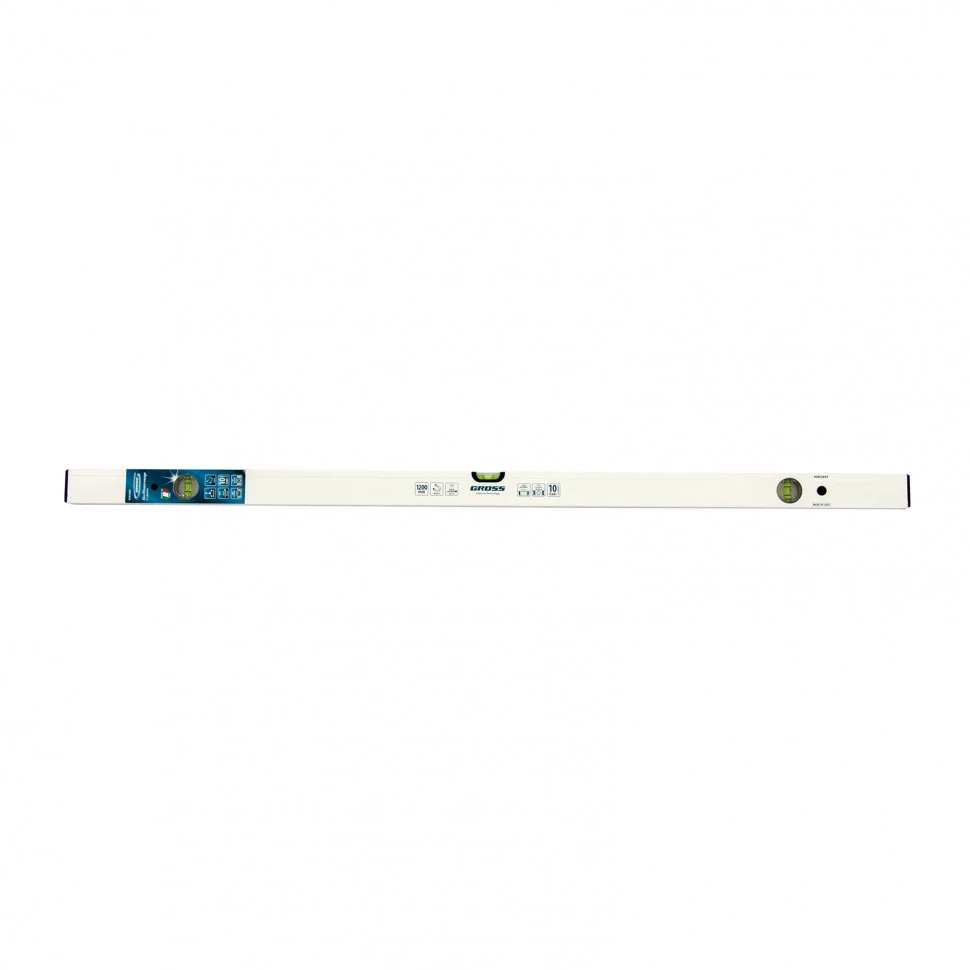 Gross Уровень алюминиевый, 1200 мм, фрезерованный, 3 глазка, магнитный 33674