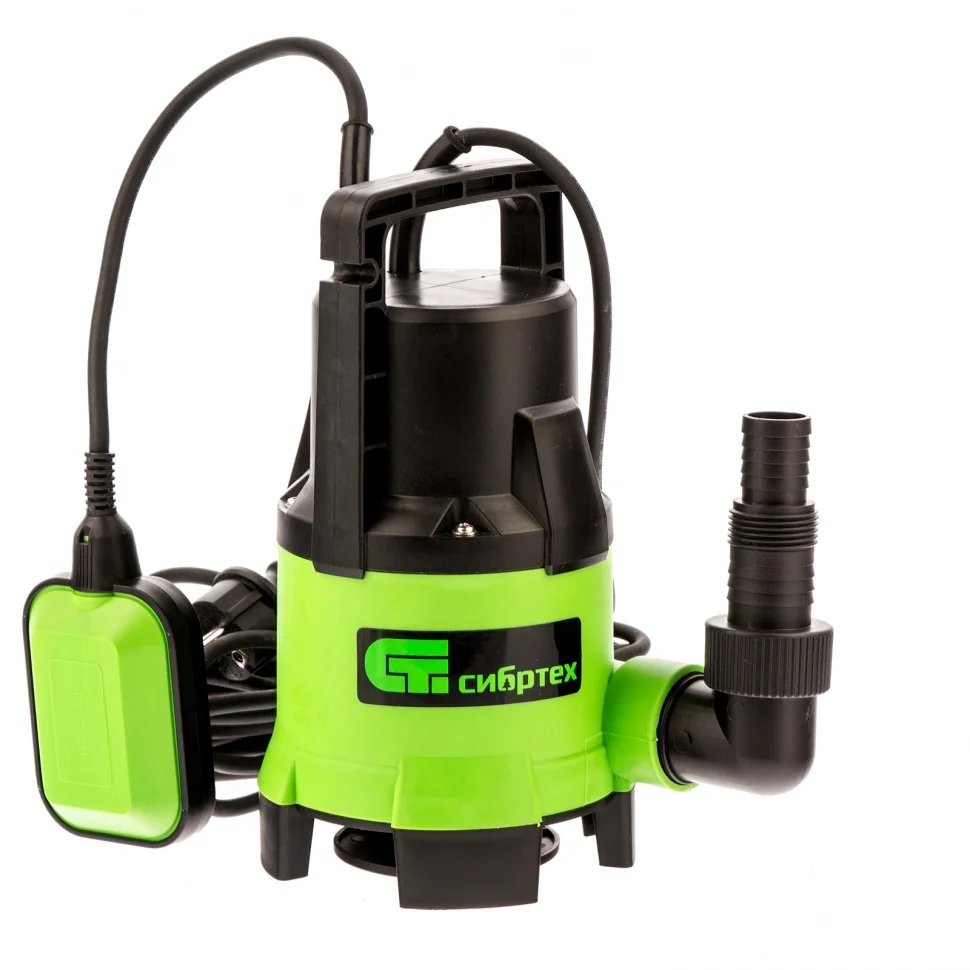 Сибртех Дренажный насос для грязной воды СДН650-35, 650 Вт, напор 8 м, 11000 л/ч 97264