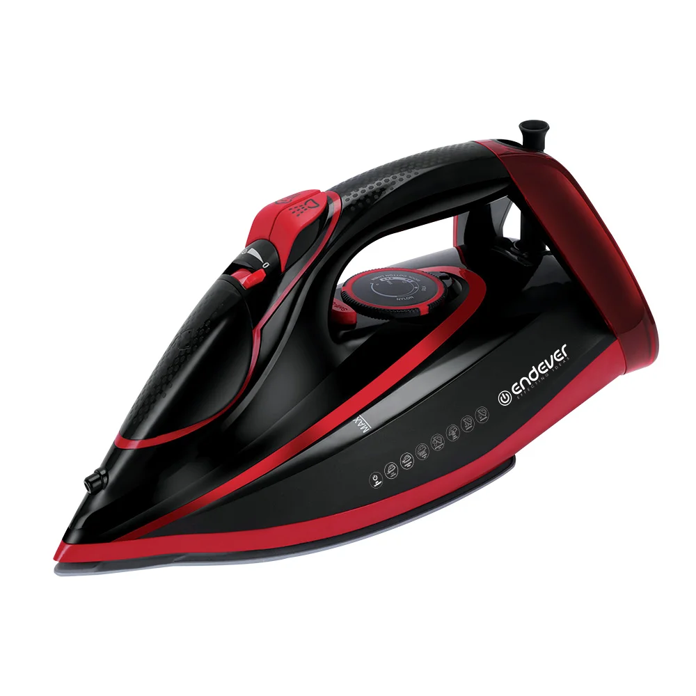 ENDEVER Электрический утюг Delta-225 черный/красный