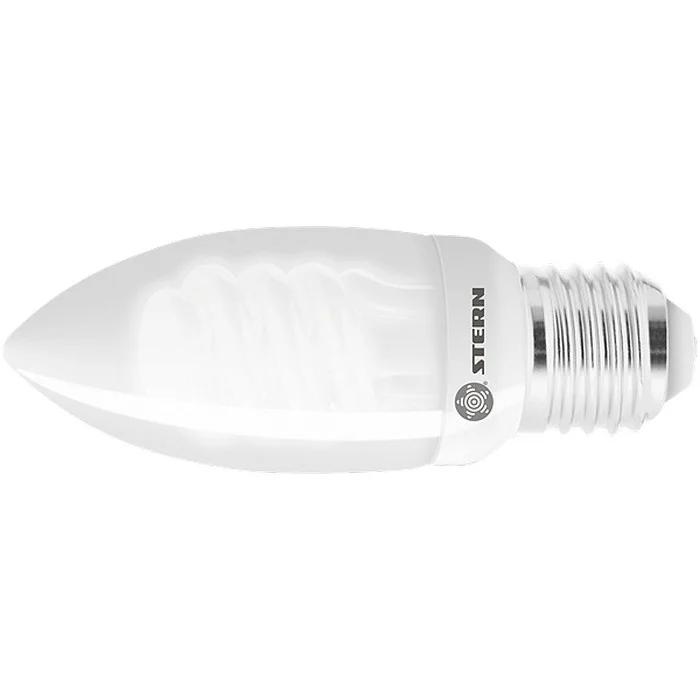 Stern Лампа компактная люминесцентная свечка, 9 W, 2700K, E27, 8000ч 90962