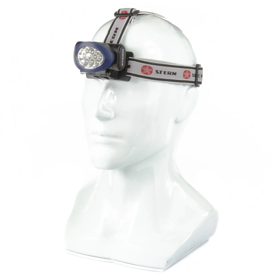Stern Фонарь наголовный, светодиодный, 3 режим, 10 Led, 3 х ААА 90562
