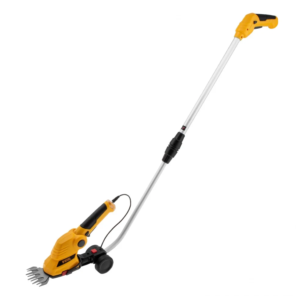 Denzel Ножницы-кусторез с телескопической штангой аккумуляторные G801E с акк. 7.2В Li-Ion 1.5 Ач 96815