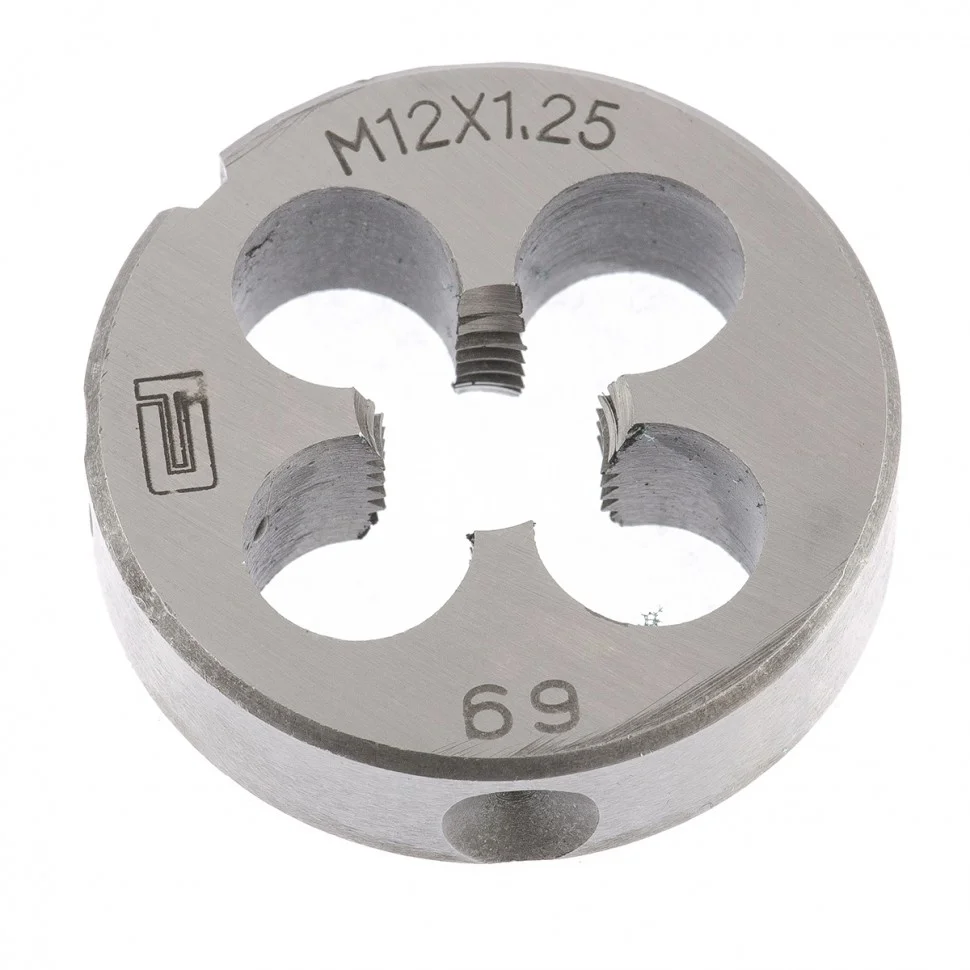 Сибртех Плашка М12 х 1.25 мм 77030