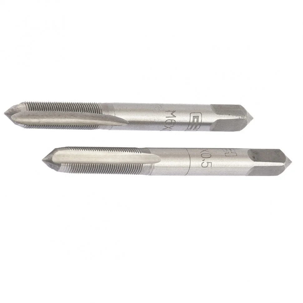 Сибртех Метчик ручной М5 х 0.8 мм, комплект из 2 шт 76613