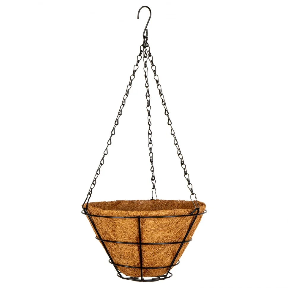 Palisad Кашпо подвесное с вкладышем из коковиты, конус D 25 см 69020