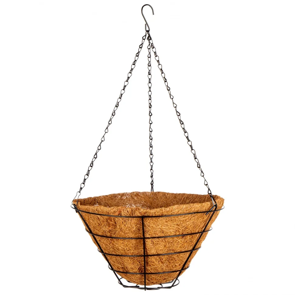 Palisad Кашпо подвесное с вкладышем из коковиты, конус D 35 см 69022