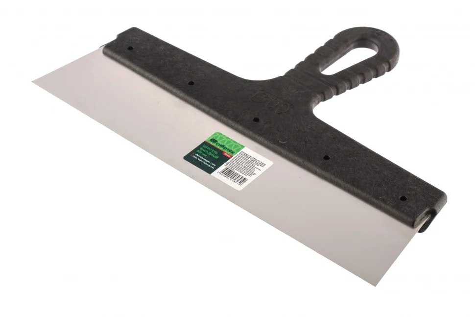 Сибртех Шпатель фасадный из нержавеющей стали, 300 мм, пластмассовая ручка 85442