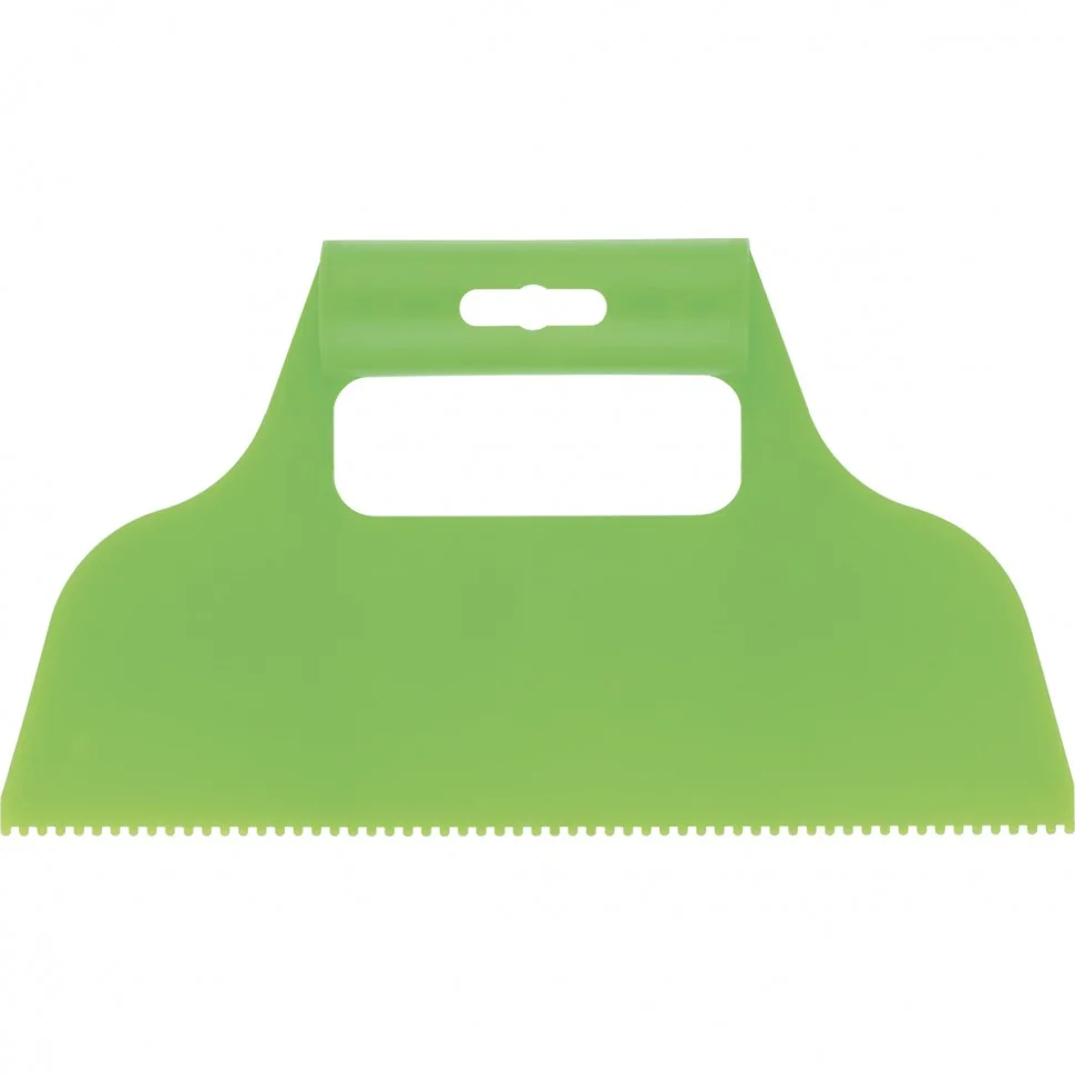 Сибртех Шпатель для клея, пластмассовый, зубчатый 2 х 2 мм 86013