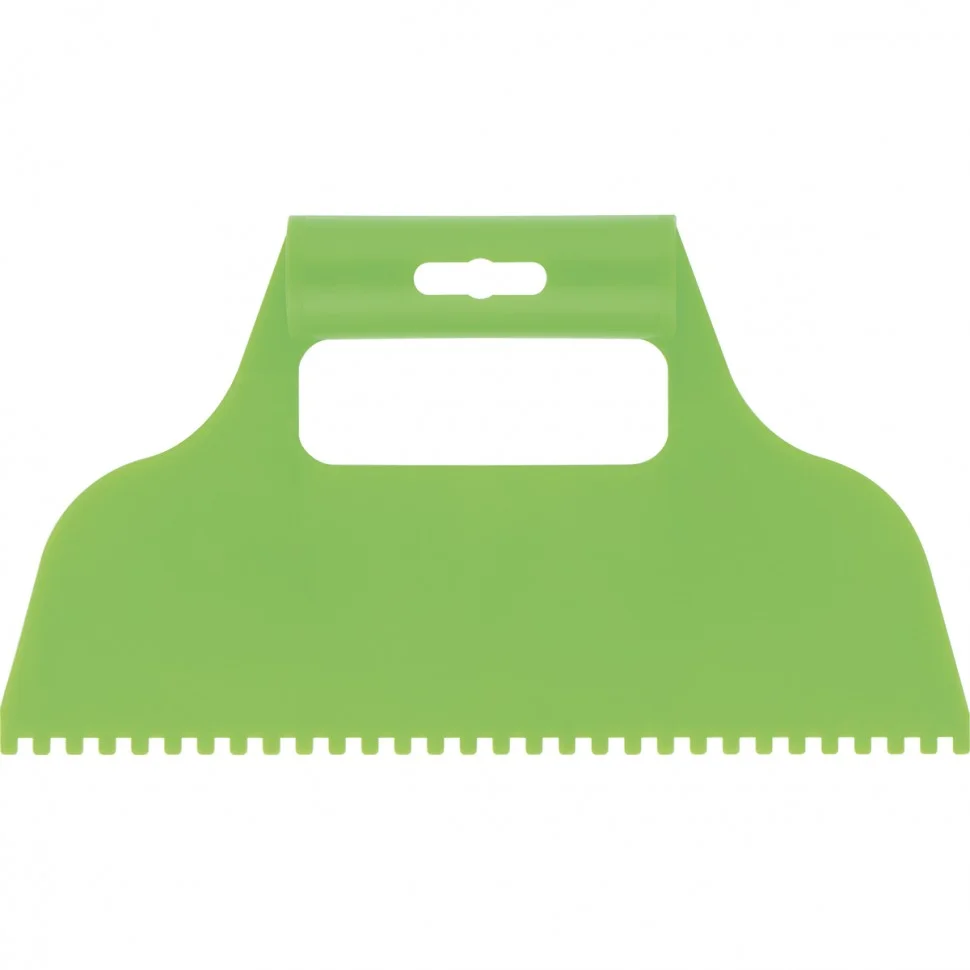 Сибртех Шпатель для клея, пластмассовый, зубчатый 4 х 4 мм 86014