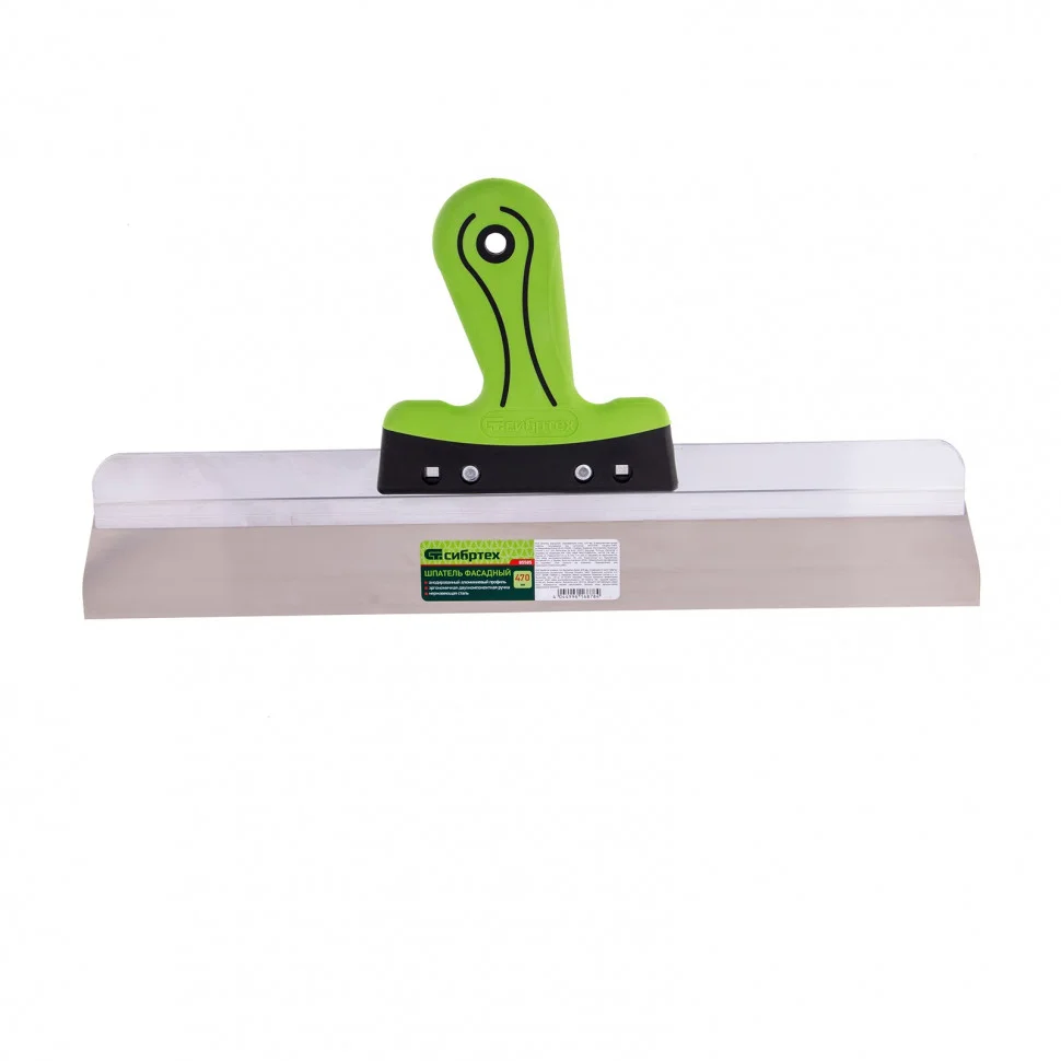 Сибртех Шпатель фасадный, нержавеющая сталь, 470 мм, двухкомпонентная ручка 85585