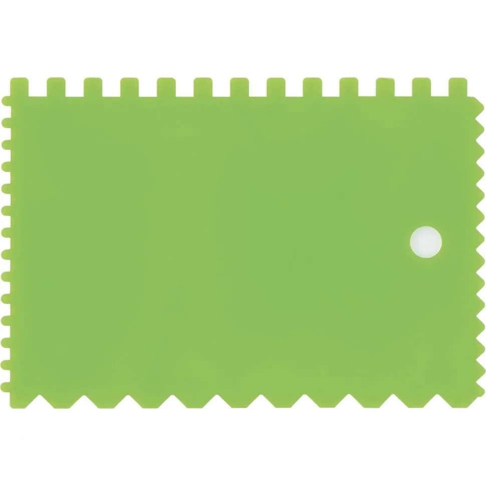 Сибртех Шпатель для клея, пластмассовый, 90 х 130 мм, зубчатый 86017