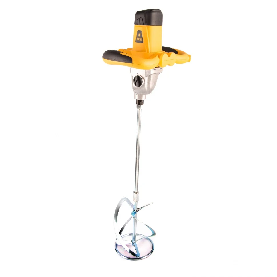 Denzel Миксер строительный EM-1-1600, 1600 Вт, 180-460/300-750 об/мин 27904