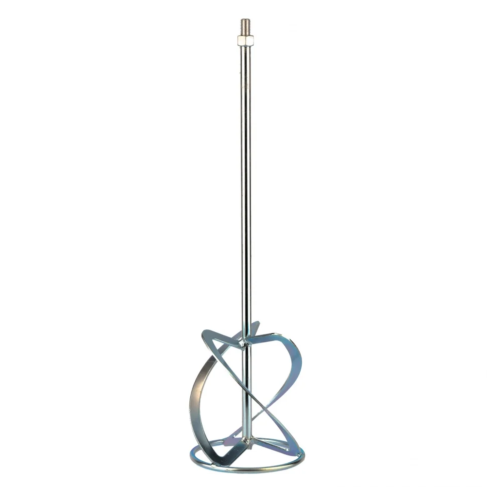 Сибртех Насадка для миксера, для легких растворов, 160 х 590 мм, оцинкованная, хвостовик резьба М14 848997