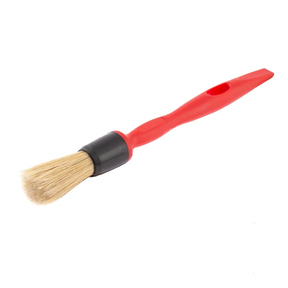 Matrix Кисть круглая №15, натуральная щетина, пластиковая ручка, Color line 83405