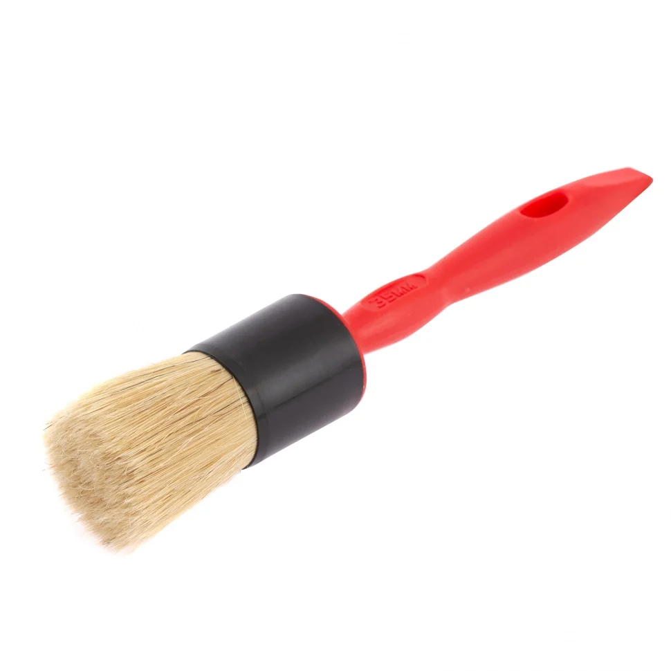 Matrix Кисть круглая №35, натуральная щетина, пластиковая ручка, Color line 83409