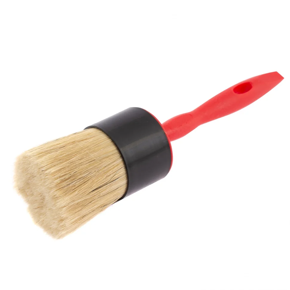 Matrix Кисть круглая №55, натуральная щетина, пластиковая ручка, Color line 83413