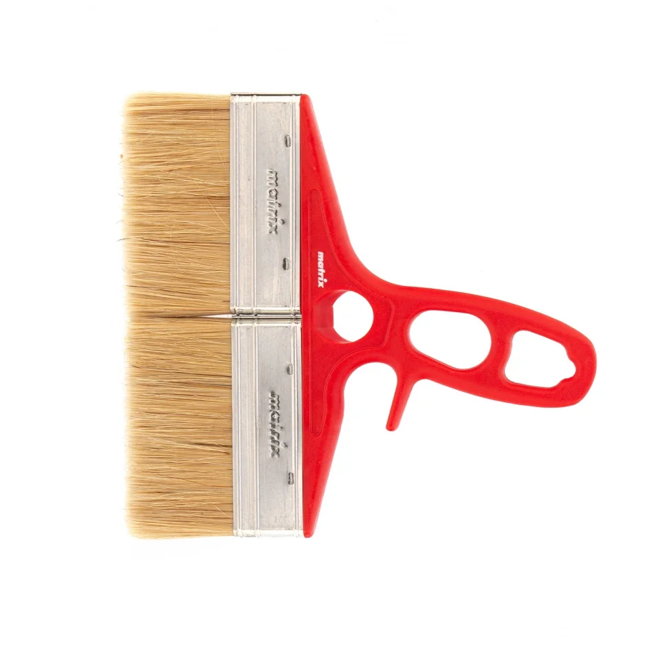 Matrix Кисть флейцевая для лаков, 200 x 12, натуральная щетина, пластиковая ручка Color line 83369