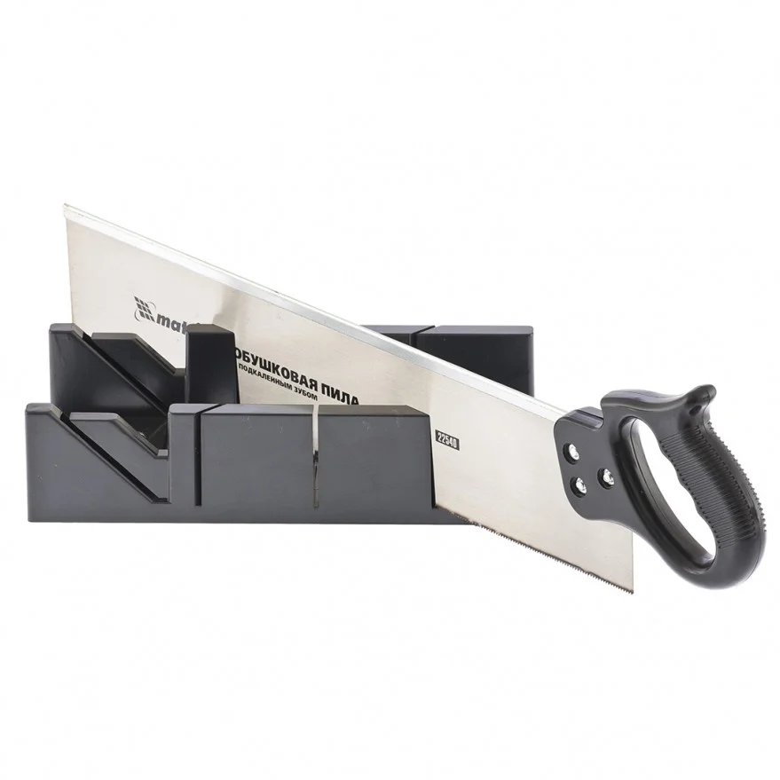 Matrix Стусло пластмассовое, 300 х 100 мм, пила, 500 мм 22540