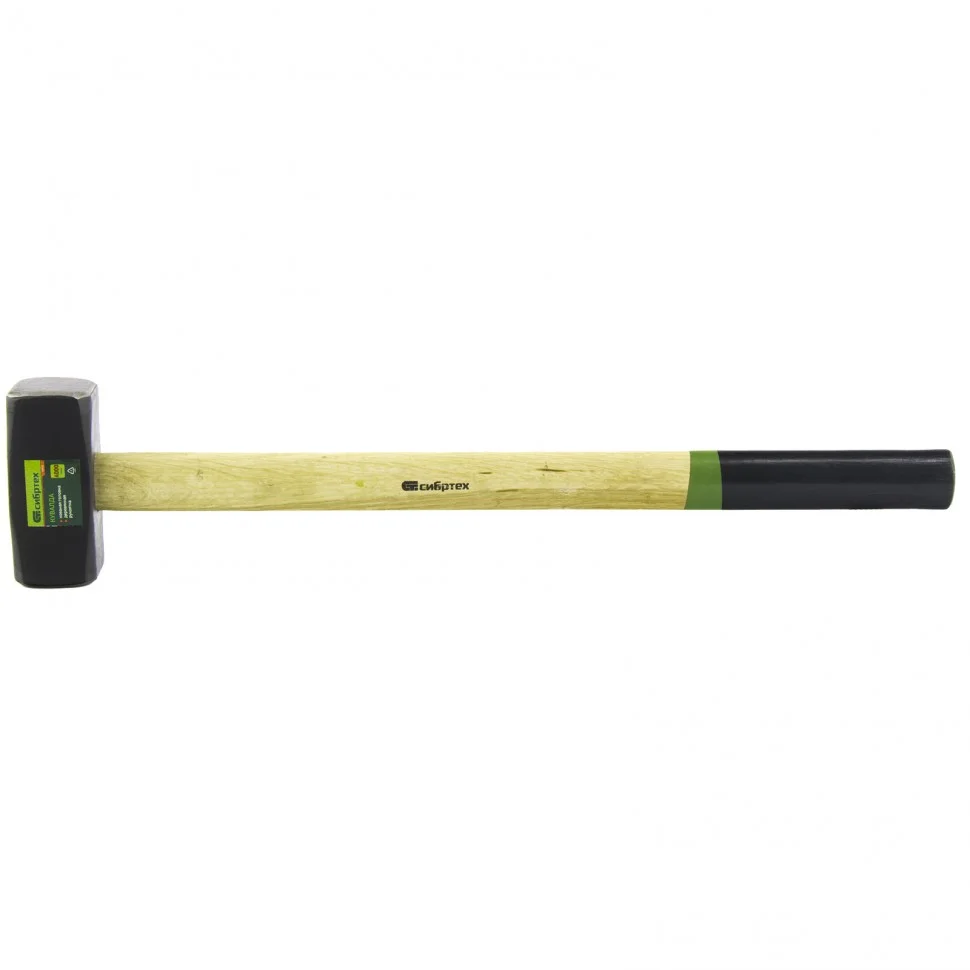 Сибртех Кувалда, 4000 г, кованая головка, деревянная рукоятка 10931