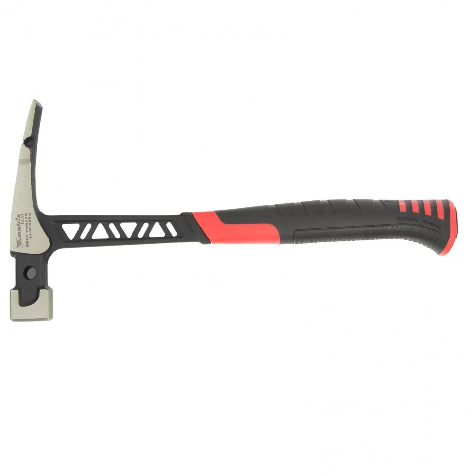 Matrix Молоток каменщика, 680 г, цельнокованый, двухкомпонентная обрезиненная рукоятка Pro10632