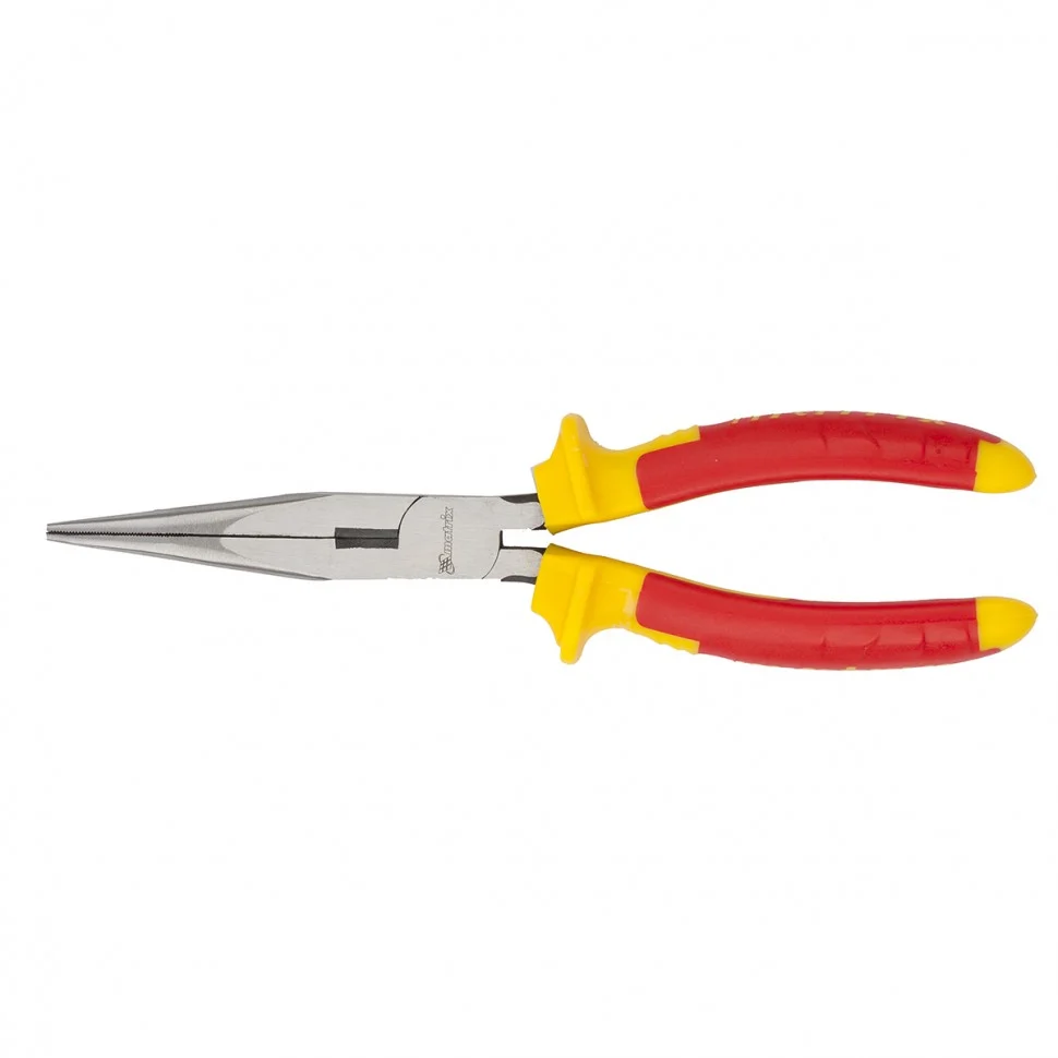 Matrix Длинногубцы прямые Insulated, 200 мм, двухкомпонентные рукоятки Professional17103