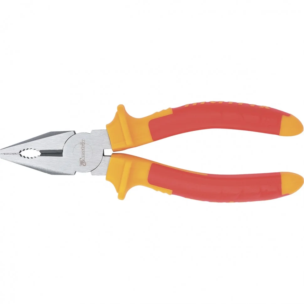 Matrix Плоскогубцы комбинированные Insulated, 200 мм, двухкомпонентные рукоятки 16905