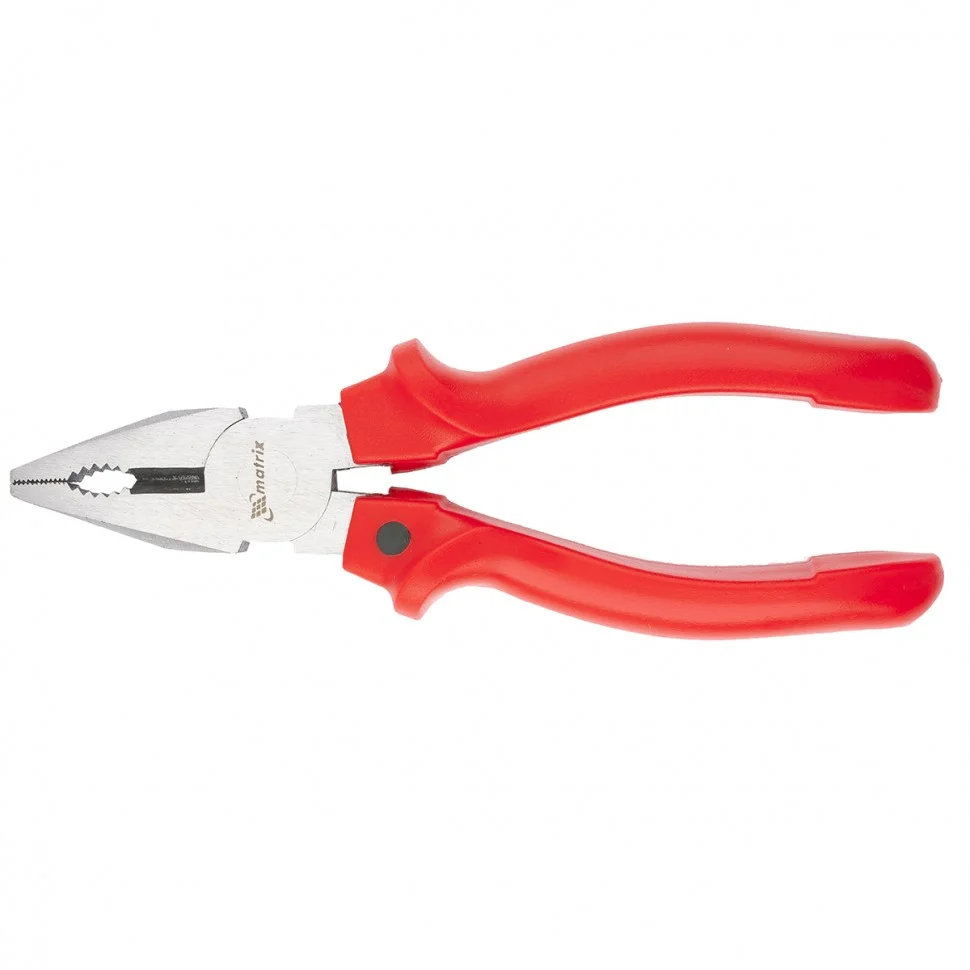 Matrix Плоскогубцы комбинированные Standard, 200 мм, шлифованные, пластмассовые рукоятки 16974