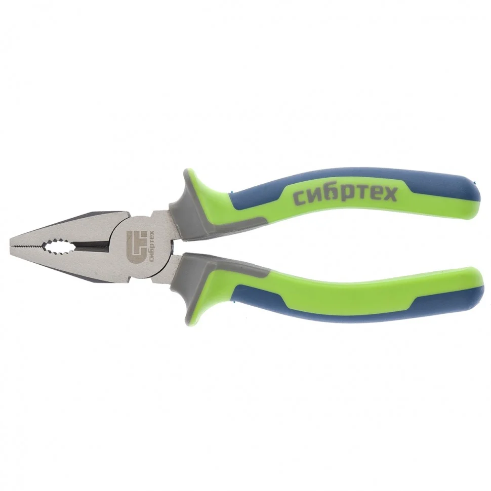 Сибртех Плоскогубцы комбинированные, 160 мм, фосфатирование, трехкомпонентные рукоятки 17053