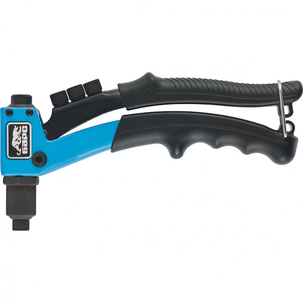 Барс Заклепочник 200 мм, алюминий 2.4-4.8 мм, сталь 2.4-4 мм 40430