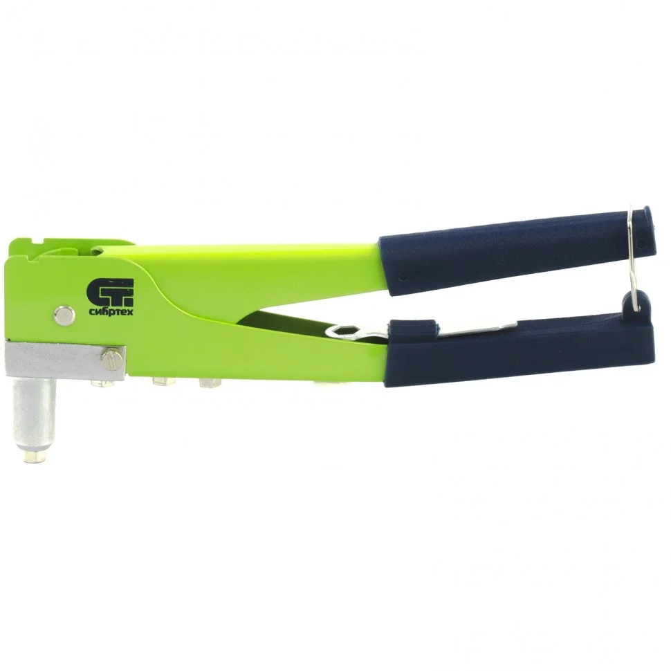 Сибртех Заклепочник 270 мм, переставной 0-90 град, заклепки 2.4-3.2-4.0-4.8 мм 40543