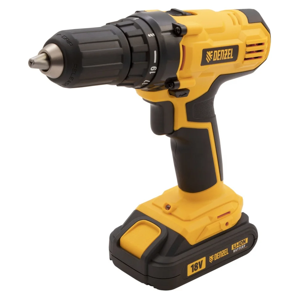 Denzel Дрель-шуруповерт аккумуляторная CDL-IB-18-02 26113