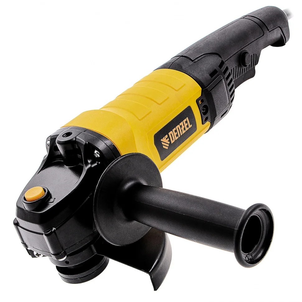 Denzel Машина шлифовальная угловая AGH125-1200A, 1200 Вт, 125 мм, 11000 об/мин 26909