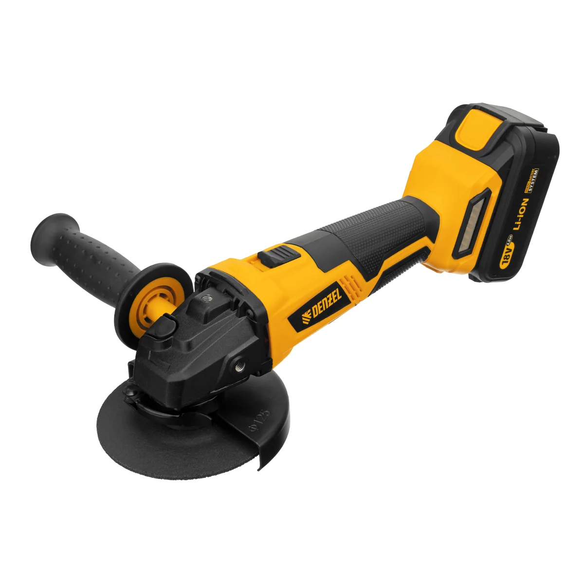 Denzel Машина углошлифовальная аккумуляторная BLG-IB-18-125-4 27005