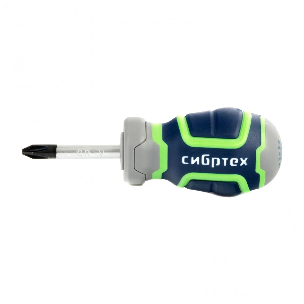 Сибртех Отвертка PH2 х 38 мм, CrV, четырехкомпонентная рукоятка 12270