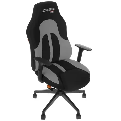 Chairman Кресло игровое game 11 чёрное/серое 00-07096074