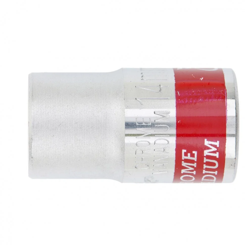 Matrix Головка торцевая, 14 мм, шестигранная, CrV, под квадрат 1/2, хромированная 13114