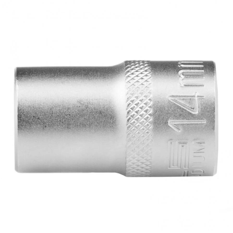 Stels Головка торцевая, 14 мм, двенадцатигранная, CrV, под квадрат 1/2, хромированная 13659