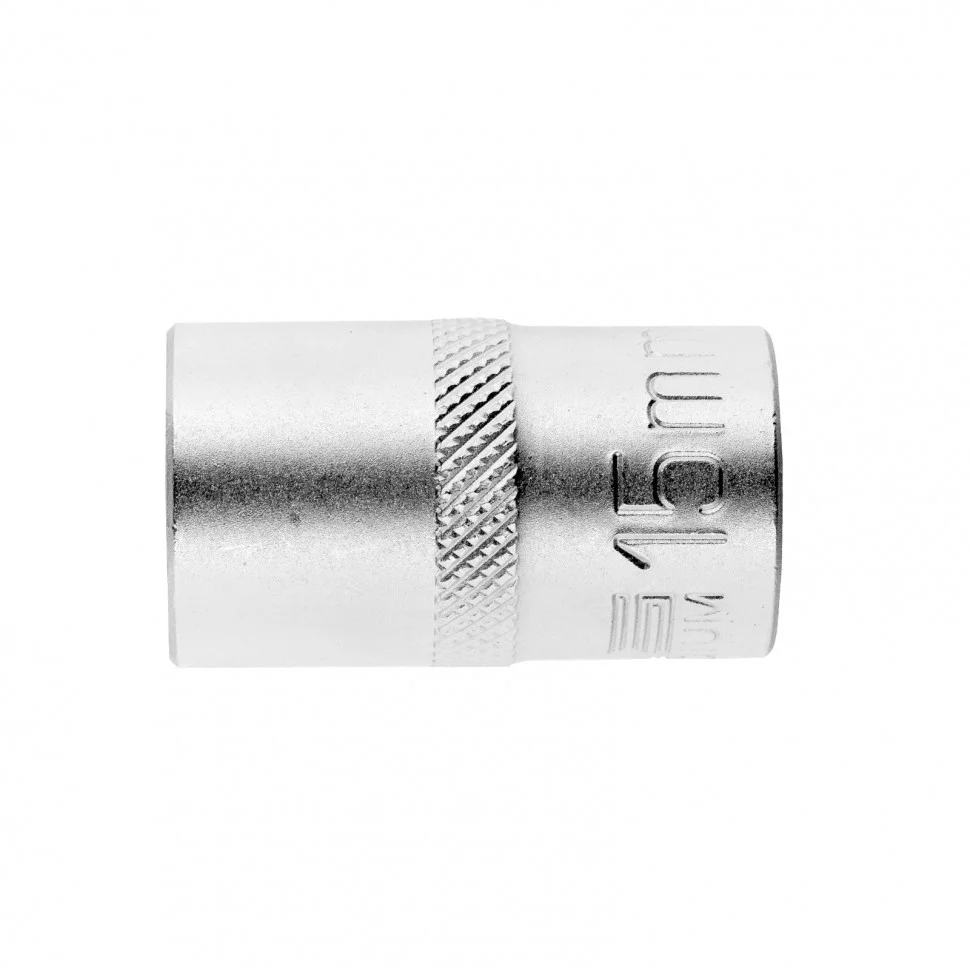 Stels Головка торцевая, 15 мм, двенадцатигранная, CrV, под квадрат 1/2, хромированная 13660